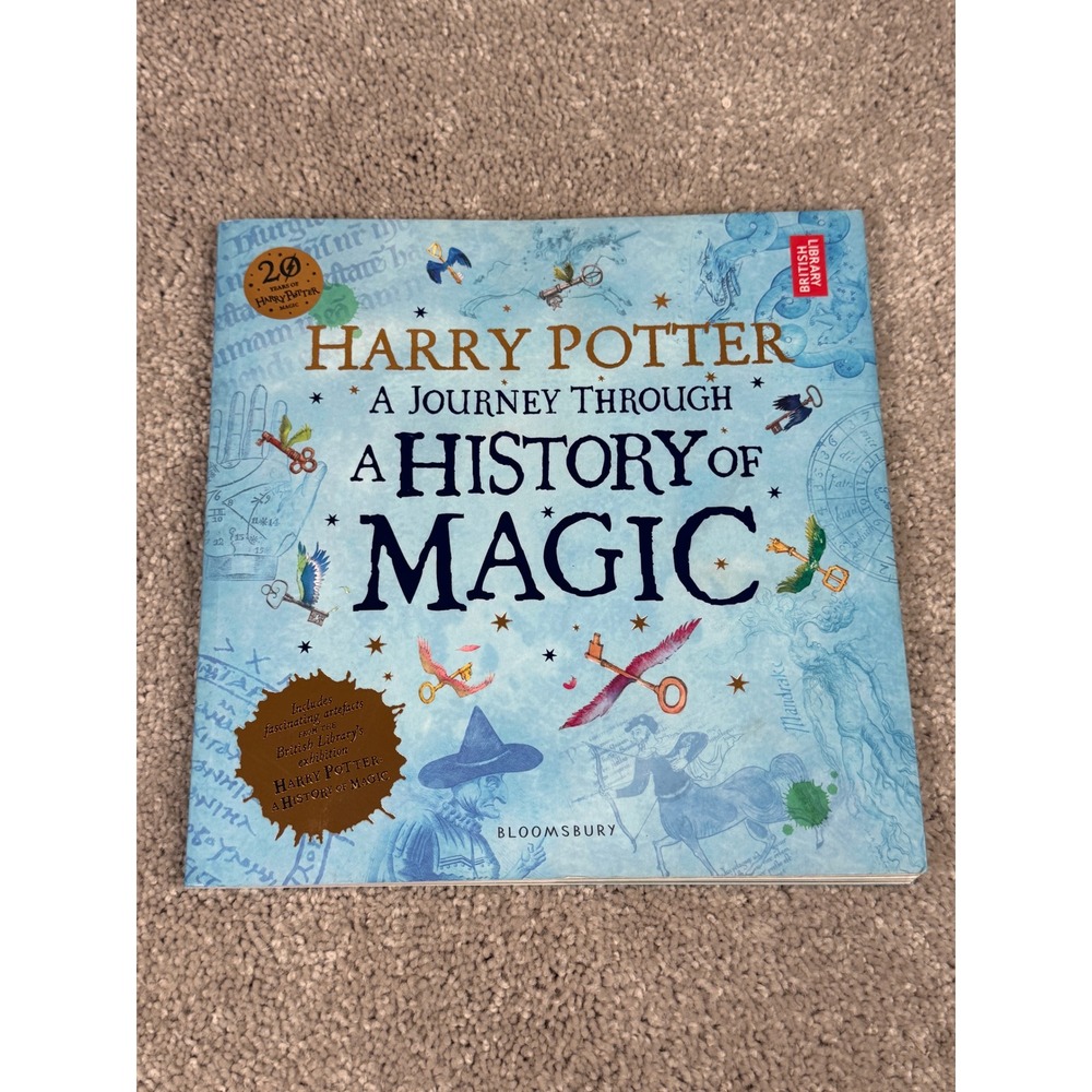 Harry Potter A Journey Through A History of Magic Bloomsbury 2017 Paperback Book
